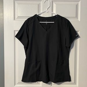 Gray Med Couture scrub top